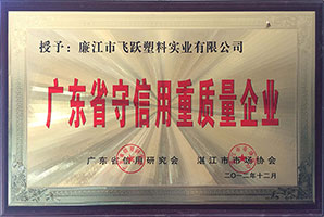 廣東省守信用重質(zhì)量企業(yè)