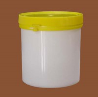 廣口防盜蓋瓶(PP) 編號：05-188；身直徑90mm 高105mm 口徑95mm 容量500毫升